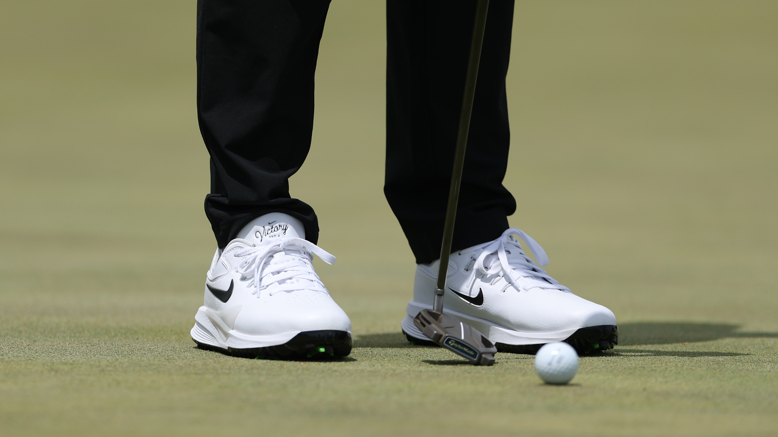 Close-up of Rory McIlroy's shoes at the PGA