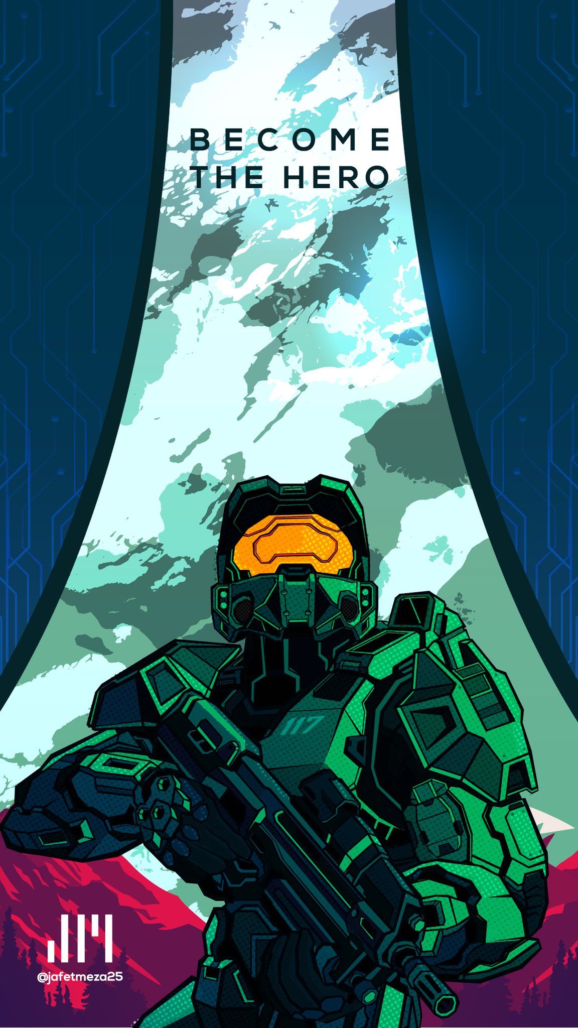 Halo Infinite fan wallpaper