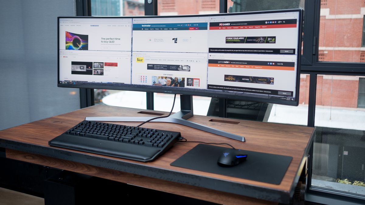 Six web browser windows like it's no big deal