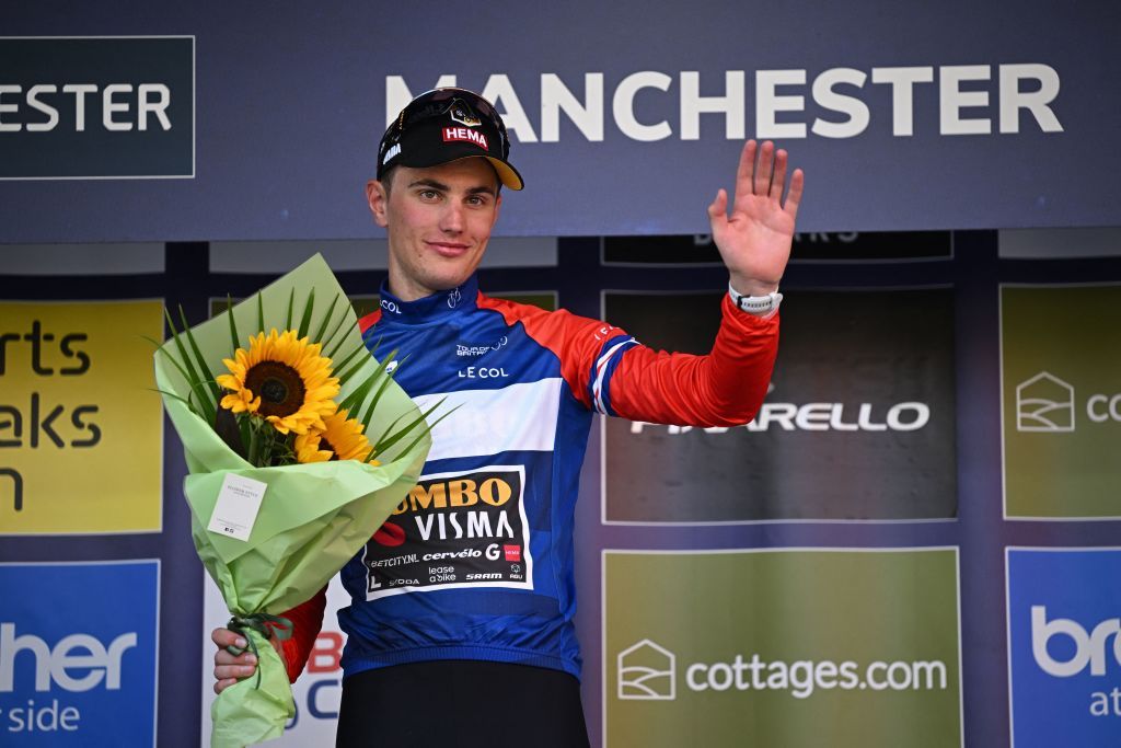 Olav Kooij (Jumbo-Visma) takes the first leader&rsquo;s jersey
