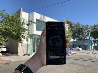 5G speed tests in West Hollywood were slower than in Beverly Hills.