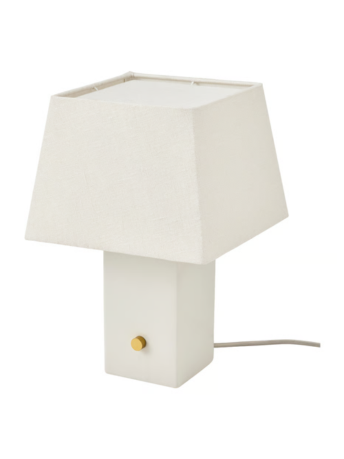 Halgatt Table Lamp - Dimmable White/white Ceramic 14 "