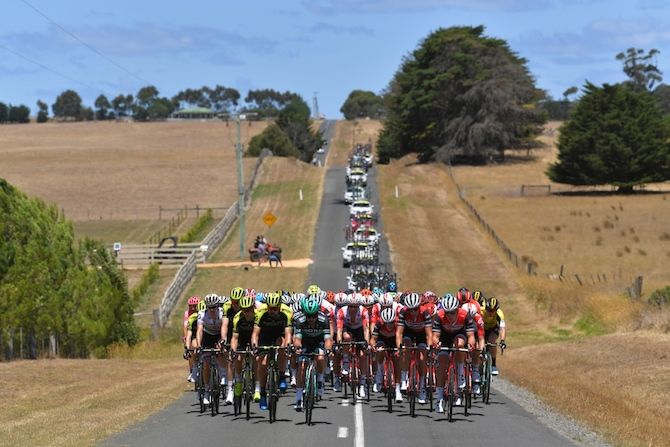 The Cadel Evans Great Ocean Road Race enjoys some spectacular scenery