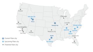 Google Fiber is branching out to two major cities