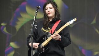 Lucy Dacus performs at the Okeechobee Music Festival at Sunshine Grove on March 08, 2020 in Okeechobee, Florida