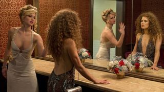 (L-R) Jennifer Lawrence as Rosalyn Rosenfeld and Amy Adams as Sydney Prosser in "American Hustle" currently streaming on Netflix