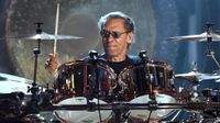 Drummer Alex Van Halen of Van Halen performs onstage during the 2015 Billboard Music Awards at MGM Grand Garden Arena on May 17, 2015 in Las Vegas