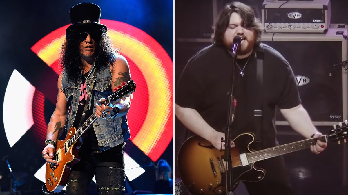 [L-R] Slash and Wolfgang Van Halen