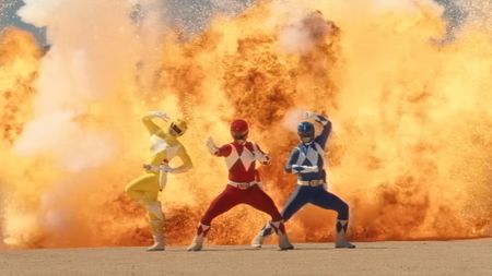 The Power Rangers appear in a live-action trailer for Fortnite
