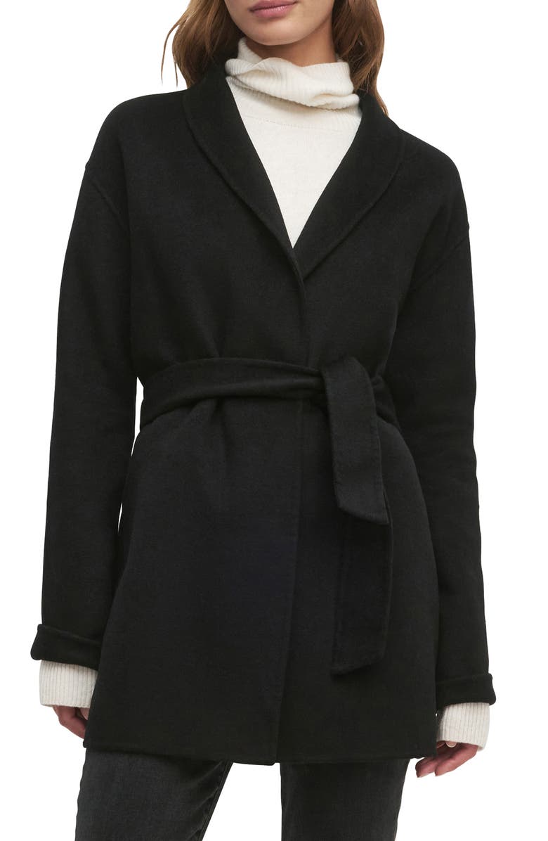 The Jasper Wool Blend Wrap Coat