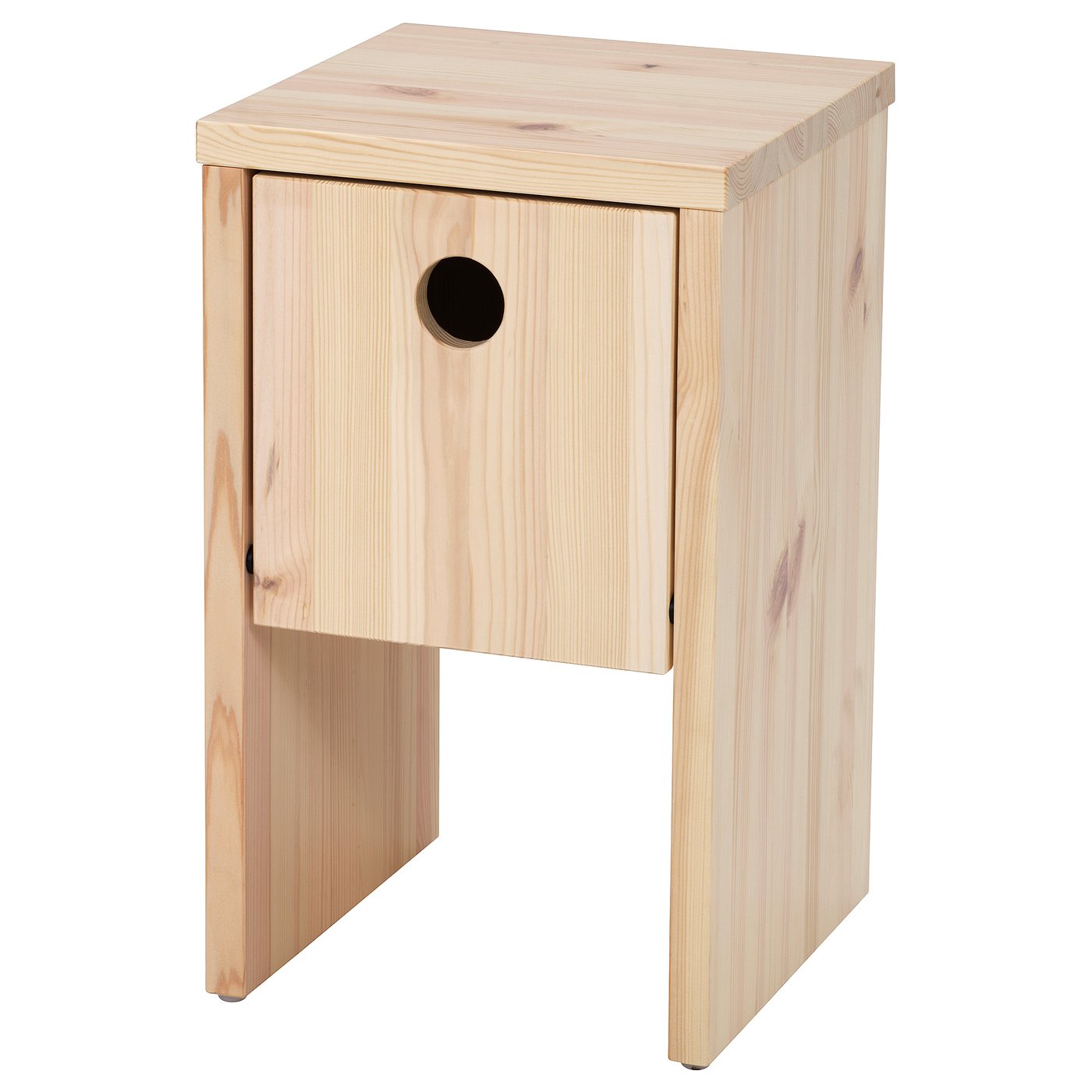 Ikea Ps 2026 Nightstand - Pine With Flip-Down Door 11 3/4x11 3/4x19 5/8 "