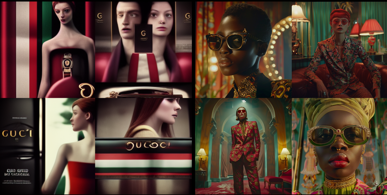 AI-generated ads for famous brands