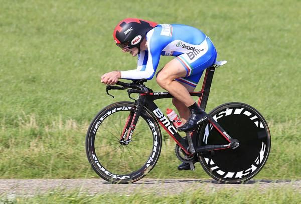 Marco Pinotti (Italy) before his crash