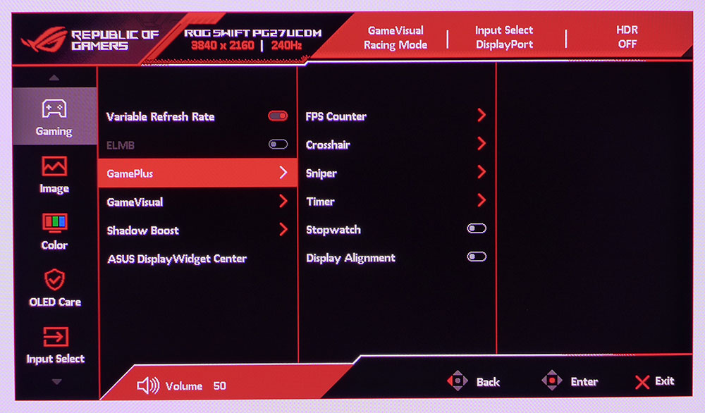 Asus ROG Swift PG27UCDM