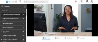LinkedIn Learning review: video example