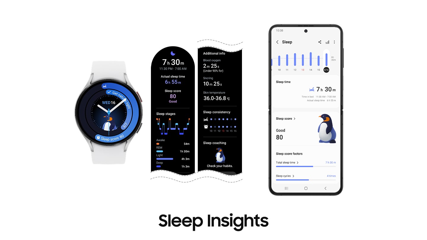 One UI 5 insights de sono