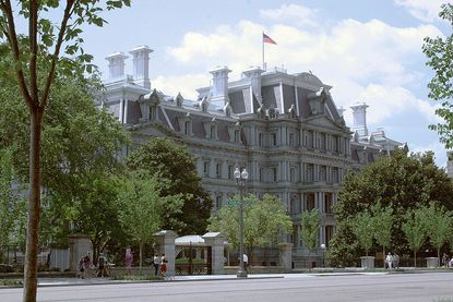 The Eisenhower Executive Office Building.