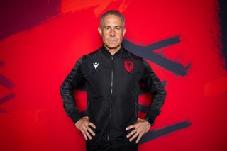 Albania Euro 2024 squad Sylvinho, Head Coach of Albania, poses for a portrait during the Albania Portrait session ahead of the UEFA EURO 2024 Germany on June 04, 2024 in Berlin, Germany. (Photo by Mattia Ozbot - UEFA/UEFA via Getty Images)