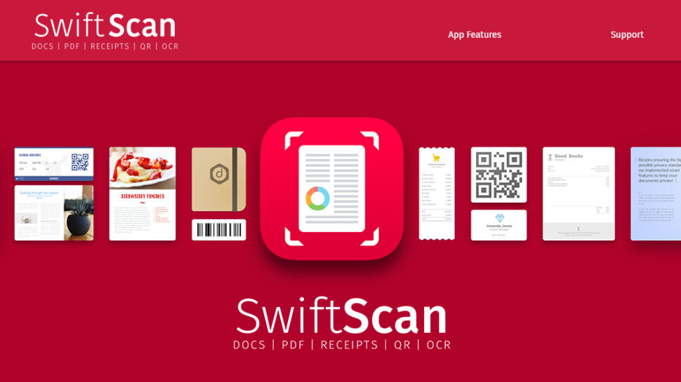 SwiftScan website screenshot.