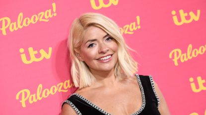 LONDON, ENGLAND - NOVEMBER 12: Holly Willoughby attends the ITV Palooza 2019 at the Royal Festival Hall on November 12, 2019 in London, England.