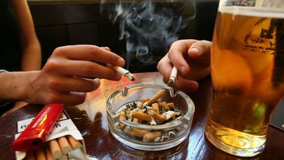 Drinking and smoking is in decline among young people