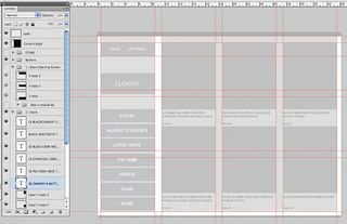 Design an iPad app UI in Photoshop: step 8