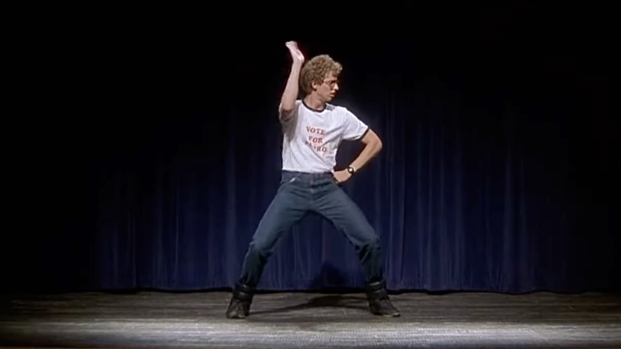Napoleon Dynamite "Just Dances" for Pedro's campaign in 2004's classic comedy.