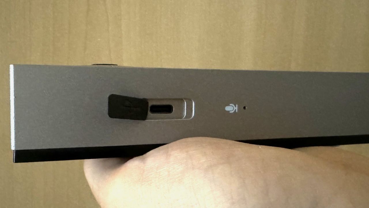 EZViz EP3x Pro video doorbell side view
