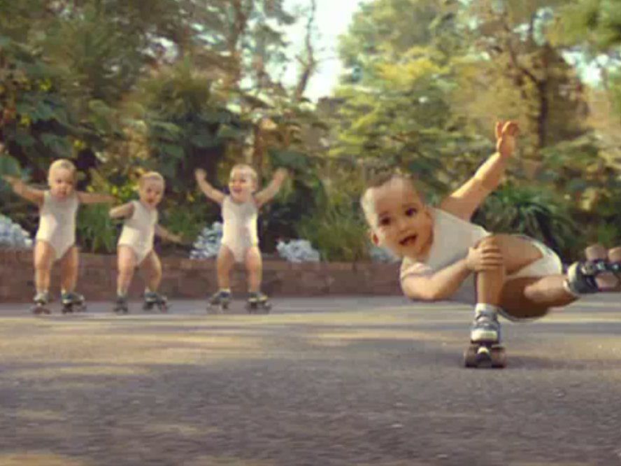 YouTube 'skating babies' ad breaks world record TechRadar