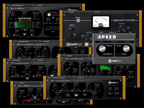 Meet the family: the complete SoundToys native collection.