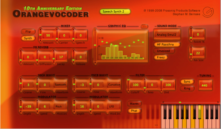 Orange vocoder