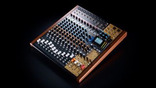 TASCAM has introduced the Model 16 all-in-one mixing studio for live multi-track recording. 
