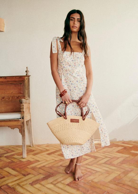 Dorotha Dress - Melia Print - Viscose - Sézane