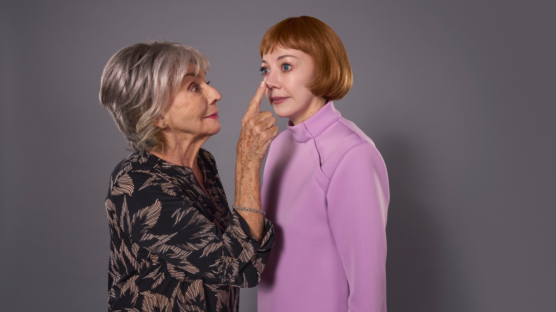 Sue Johnston as Sue and Diane Morgan as Linda in Ann Droid