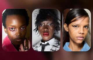 A/W24 Fashion Month Beauty Trends: Bejeweled Skin