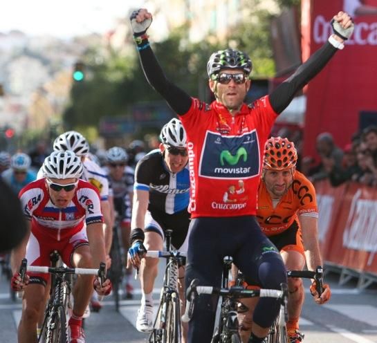 Alejandro Valverde wins the final stage in the Ruta del Sol