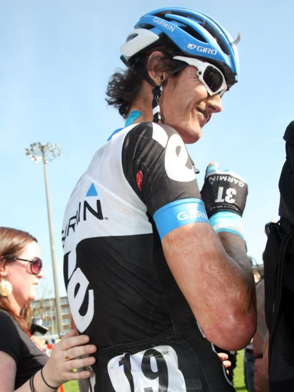 Johan Van Summeren (Garmin-Cerv&eacute;lo) has come close at Paris-Roubaix before and finally gets his long-awaited win.