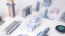 Model paper buildings by Open City, part of architecture gift guide