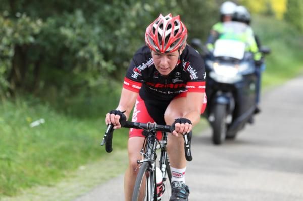 The combativity prize was awarded to Sandra van Veghel (SRAM-WV Eemland)