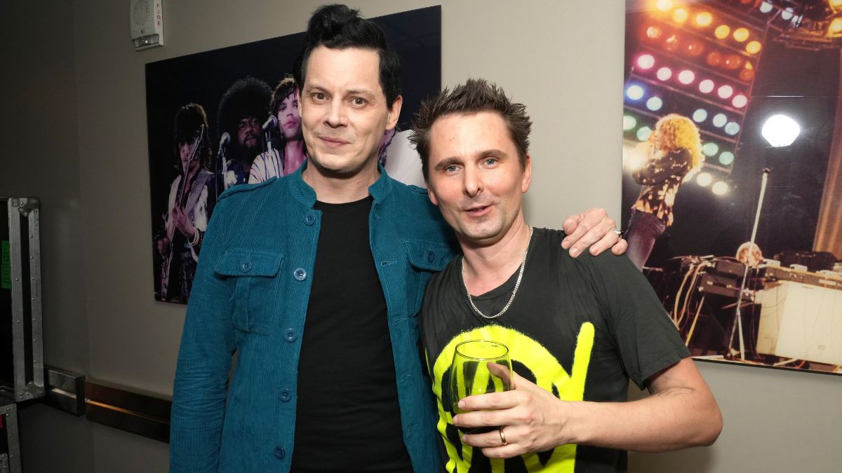 Jack White and Matthew Bellamy of Muse attend the 2023 iHeartRadio ALTer EGO Presented by Capital One at The Kia Forum on January 14, 2023 in Inglewood, California