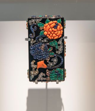 Jewelled vanity case from the exhibition Cartier, Islamic Inspiration and Modern Design