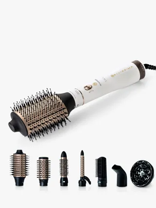 Bellissima Italia Air Wonder 8-In-1 Hair Styler, White/gold