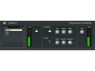 Attack and sustain adjustments can be made easily with TDesign.