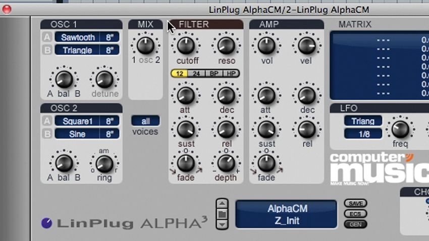 Linplug Alpha How to make a ring modulated lead sound in AlphaCM | MusicRadar