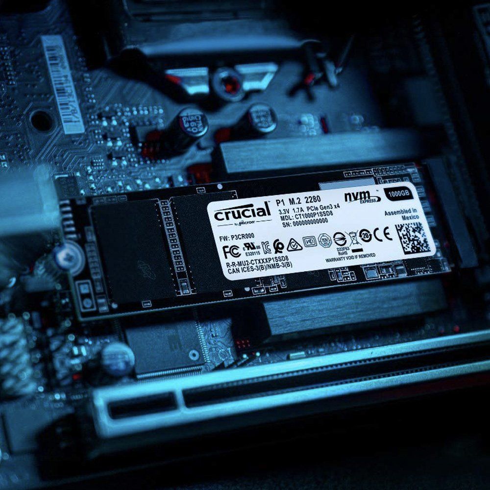 Go even faster with the Crucial P1 500GB NVMe M.2 SSD on sale for $56 ...