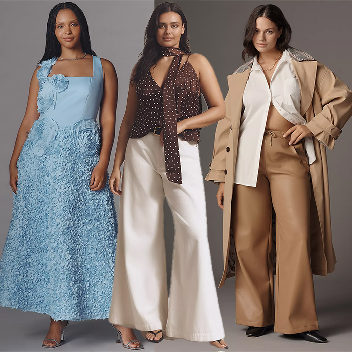 models wear anthropologie clothing 