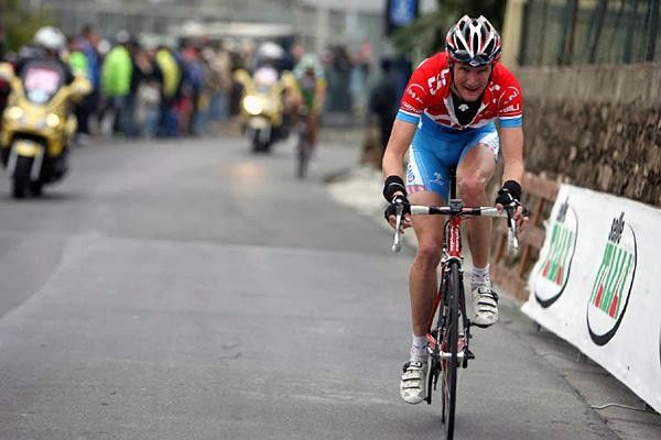 Frank Schleck (CSC) gaps Koos Moerenhout (Phonak)