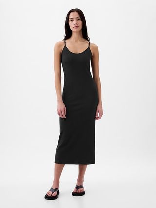 Modern Rib Midi Tank Dress