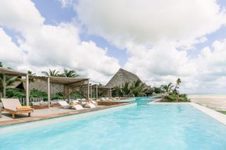 A swimming pool at Bamboo Zanzibar