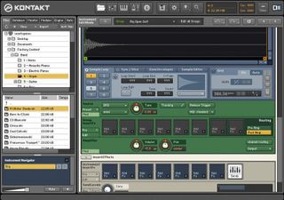 The Kontakt interface is easier to navigate than in previous versions.